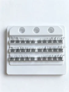 Flare Wispy Lash Clusters Tray With Glue Wells Medium Long Short Lengths Individual Lashes Bulk