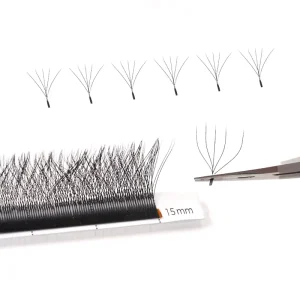 Flowering 3D 4D 5D 6D 7D 8D W Shape All Size Premade Fans Eyelash Extensions Natural Soft Individual Lashes