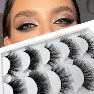 Fluffy 100% Real Mink Lashes Private Label Customized Packaging High Quality 3D Dramatic Lashes Vendor