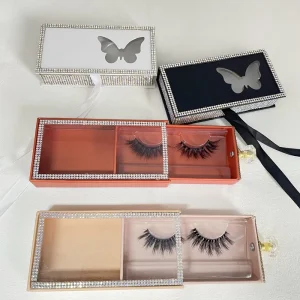 Fluffy 3D 5D Faux Mink Eye Lashes Private Label Eyelashes Vendors Individual Eyelash Strips