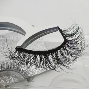 Fluffy 3D Bulk Price Siberia Mink Full Strip 5d Mink Natural Soft Real Hair Lashes 1520mm Lashes Vendor