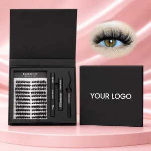 Fluffy Cluster Eyelashes Extensions Individual Lashes DIY Cluster Eyelashes Private Label DIY Segment Lashes Clusters Kit