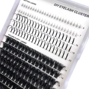 Fluffy Cluster Lashes 0.07mm C/CC/D DIY Mixed Style Lash Clusters