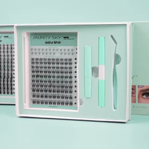 Fluffy D Curl DIY Eyelash Cluster Kit Pre-Cut Segments