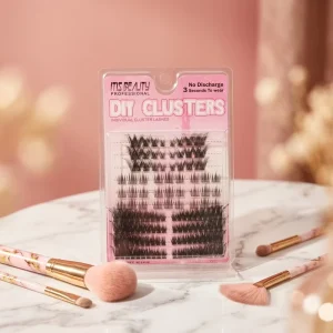 Fluffy DIY Cluster Lashes Natural Individual Eyelashes PBT Fiber Press on Lash Extension Clusters