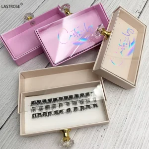 Fluffy DIY Lash Extension Kit D Curl Natural Cluster Lashes with Private Label Pre Cut DIY Lashes Kit Eyelash Clusters