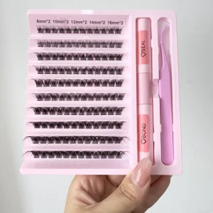 Fluffy Eyelash Cluster Extensions Natural DIY Cluster Lashes Kit