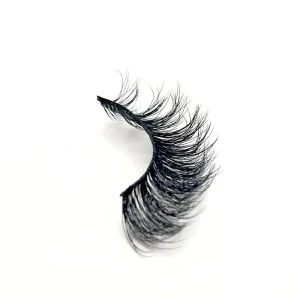 Fluffy Faux Mink False Eyelashes Hand Made Natural Short Long D Curl Faux Mink Lashes Full Strip Lashes