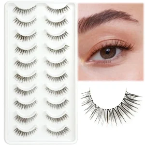 Fluffy Faux Mink Full Strip Eyelashes for Everyday Natural Glam Looks