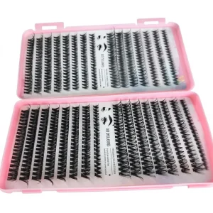 Fluffy Fiber DIY Lash Clusters Handmade Cluster Lashes Portable Beauty Pack for Casual Eye Styling Use Soft Full Eyelashes Set