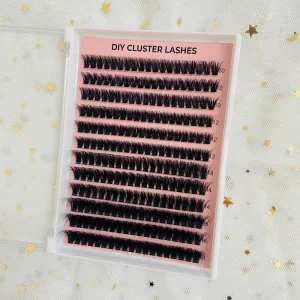 Fluffy Full Lash Clusters 20MM DIY Eyelash Lash Cluster Kits
