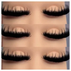 Fluffy Full Strip Eyelashes Vendors 15mm 25mm Lash Strip With Spikes Handmade Russian Mink Lashes