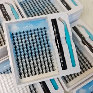 Fluffy Lash Cluster Kit with Pre-Cut Eyelash Segments