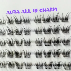 Fluffy Lash Clusters No Glue Needed Natural Eyelashes Fluffy Press on Self Adhesive LashesCluster Fluffy