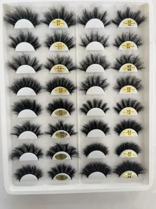 Fluffy Real Short Mink Fur Lashes Vendor Cruelty Free Wispy 3D Mink Eyelashes 10 to 15 mm Long Curl Mink Eyelash