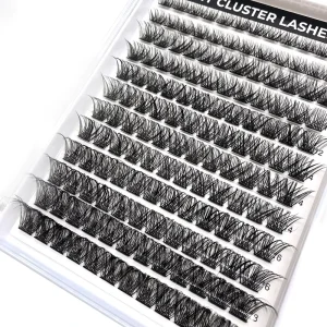 Fluffy Thick Eyelash Clusters C CC D Curl Wispy Individual Lashes 8-16MM Mix False Cluster Eyelashes