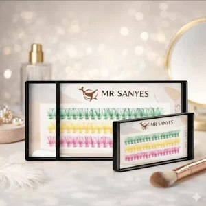 Fluffy Volume Cluster Eyelashes, Soft Thick Natural-Look Lashes