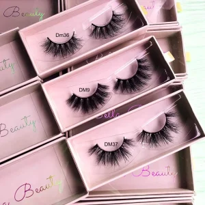 Fluffy Volume and Classic 3D Mink Eyelashes Vendor 5D Real Mink Full Strip Mink Lashes