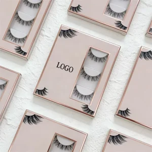 For Synthetic Hair Full Strip Eyelashes Natural Effect Vegan Cruelty Free Super Fine Band Pestaas