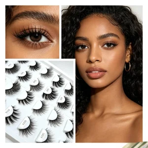 Foreign Trade Full Strip Eyelashes Eye Lashes Kit Private Label Diy Segment Lashes Cluster Vendor