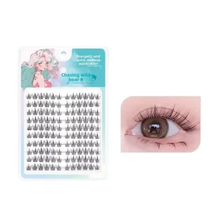 Fox Style Handmade Cat Claw False Eyelashes Natural Big Curl Wild Lashes