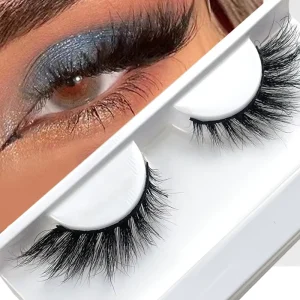 Foxy Winged Cat Eye Angel Wing 3D Mink False Eyelashes Natural Full Lash Feather Style Private Label