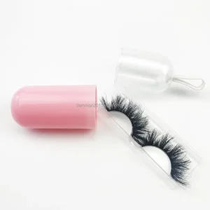 Free Design Private Label Package Box Custom Faux Mink Eyelashes Full Strip False Eyelash Natural Lashes