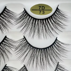 Free Sample 5 Pairs Fluffy Strip Lashes Foxy Winged False Eyelash Sets Cat Eye Lashes