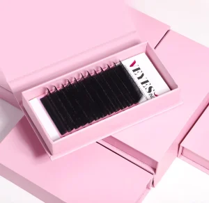 Free Sample Custom Private Label Faux Mink Individual Lashes Supplies Lash Trays Volume Classic Cashmere Eyelash Extension