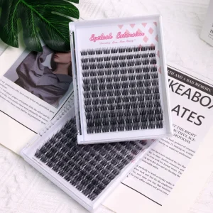 Free Sample Fast Shipping Private Label DIY Cluster Lashes Wispy Segmented Lashes With Glue
