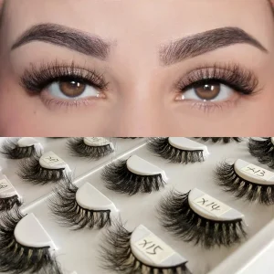 Free Sample Lash 3D Faux Mink Eyelash Vegan Lash Silk Faux Mink Eyelashes
