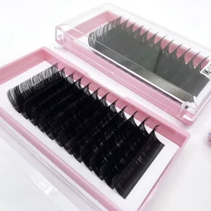 Free Sample Private Label Volume Lash Tray 0.03 0.05 0.07 Dark Black Volume Faux Mink Lashes cashmere Matte Lash Extensions