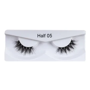Free Samples Vendor Lashes Box Packing Available 3D Short Mink Eyelashes Half Lashes Corner Lashes