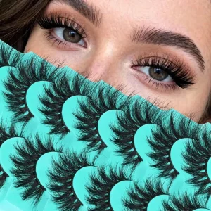 Free Shipping 3D Fluffy Volume Handmade Reusable Cruelty Free Natural Soft False Eyelashes for Daily Makeup