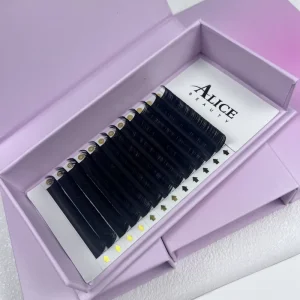 FreeSample 6 25mm 0.03 0.05 0.07 C CC D Matte Dark Black Eyelash Extension Custom logo Volume Cashmere Lash Extension