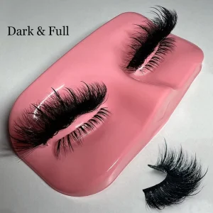 Full Faux Mink Eyelashes 15mm-25mm Mink Strip Lashes That Look Like Eyelash Extensions Spiked Lash