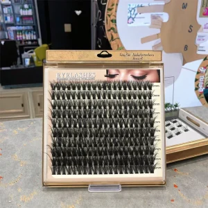Full Strip Eye Lashes Kits 30P-100P Private Label DIY Segment Lashes Cluster Eyelashes Vendor