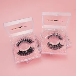Full Strip Eyelashes 3D Lash Custom Private Label 25mm Wispy Siberian Mink Eyelashes Dropshipping