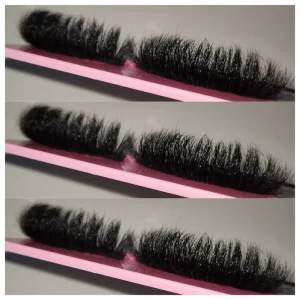 Full Strip Eyelashes 5D Dramatic Real Siberian Mink Fluffy Russian D Curl Lashes Vendor