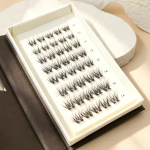 Full Strip Eyelashes Press on Cluster Lashes Fairy No Glue 7 Days Self Adhesive Shandong Private Label Natural Eyelash