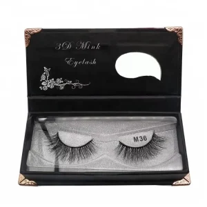 Full Strip Eyelashes Private Label Fluffy Mink 100% Real Custom Boxes Own Logo