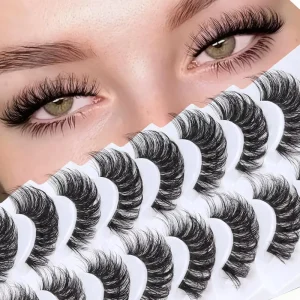 Full Strip Eyelashes Soft Curled False Eyelashes Are Reusable Eyelashes