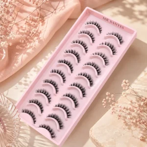 Full Strip Eyelashes Vendor Private Label Soft Silk Long Curl for Photo Shoots