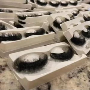 Full Strip Fluffy Lashes Vendors 5D Eyelash With Custom Packaging 25mm Mink Eyelashes