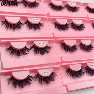 Full Strip Lashes 15mm 20mm Natural Artificial Mink Lashes Vegan Fine Lashes Faux Mink