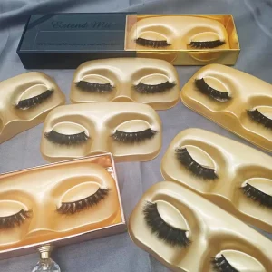 Full Strip Lashes Faux Mink Eyelashes with Custom Lashbox Packaging