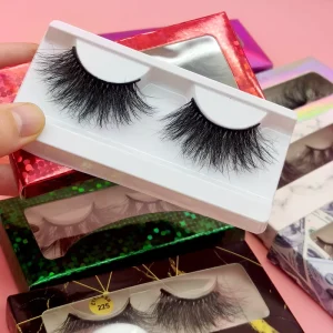 Full Strip Lashes Lash boost 3d Mink Eyelashes and Packaging