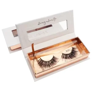 Full Strip Lashes Prives Private Label 100% Natural Mink Hair Natural Black Handmade Long Glossy Light Soft Durable