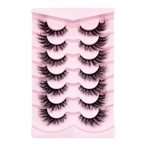 Full Strip Pair Reusable False Eyelashes for Messy Faux Mink Stable for 8-18mm Multi Pairs Natural Eye Makeup Salon Retail