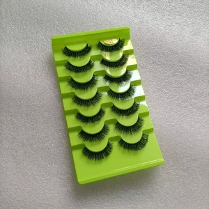 Full Strip Synthetic Hair 3D Eyelash Vendor with Custom Logo and Cruelty Free